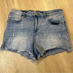 Armani exchange midrise denim shorts